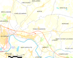 Map commune FR insee code 17449